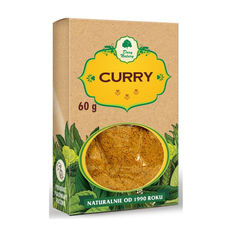 Dary Natury CURRY 60g aromatyczna przyprawa do mięs sosów ryżu