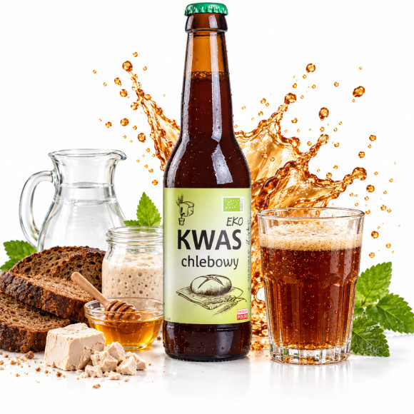 Eko-Natura KWAS CHLEBOWY EKOLOGICZNY naturalny tradycyjny 330ml
