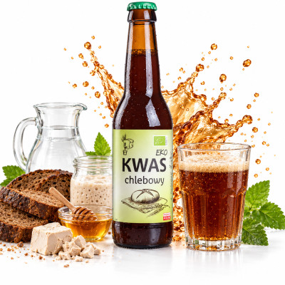 Eko-Natura KWAS CHLEBOWY EKOLOGICZNY naturalny tradycyjny 330ml