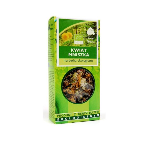 MNISZEK LEKARSKI kwiat MNISZKA LEKARSKIEGO EKOLOFGICZY eko 25g DARY NATURY