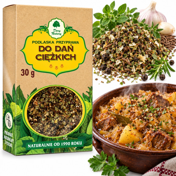 Dary Natury Podlaska PRZYPRAWA DO DAŃ CIĘŻKICH 30g