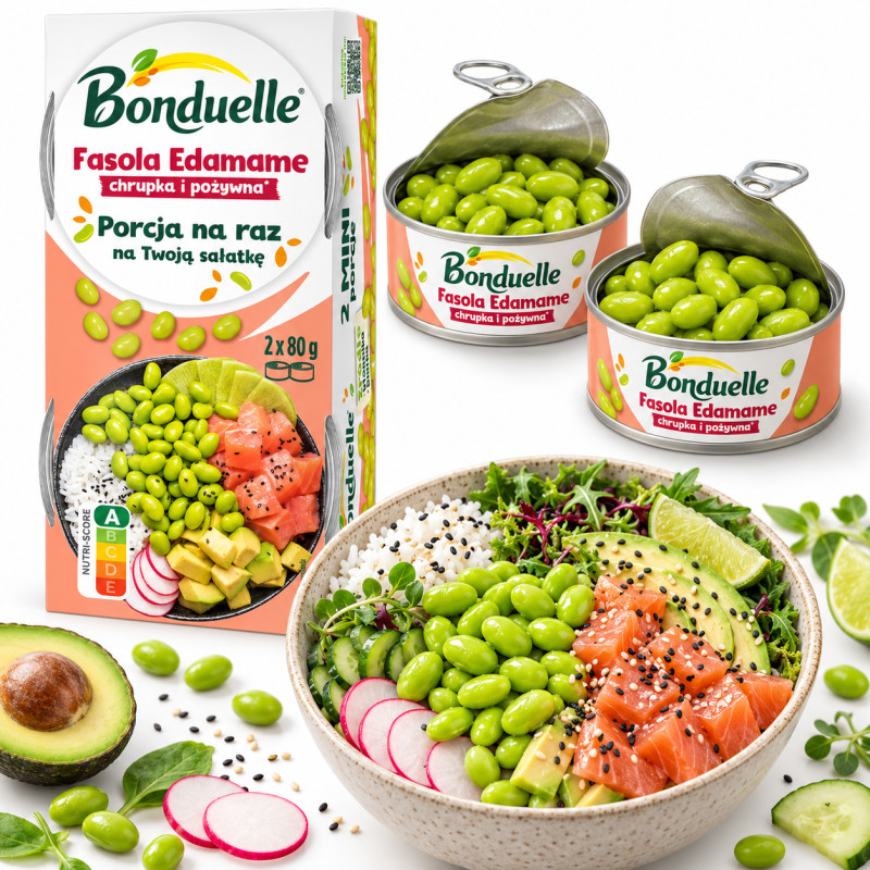 Bonduelle FASOLA EDAMAME DUO-PACK 2 puszki 2x 106ml