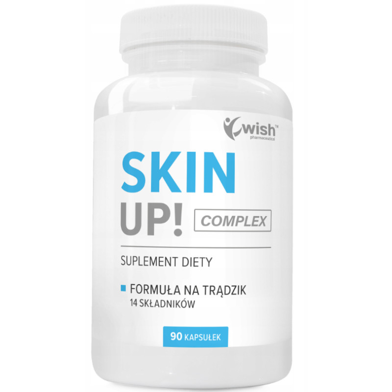 WISH SKIN UP! COMPLEX wsparcie Trądzik Skóra Sebum Pielęgnacja 90 kaps