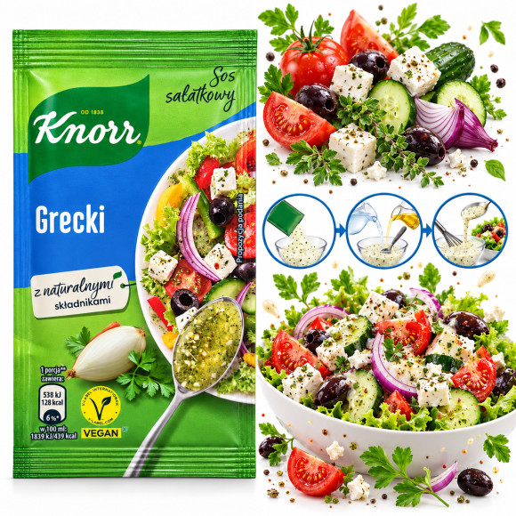 Knorr SOS SAŁATKOWY GRECKI 9g