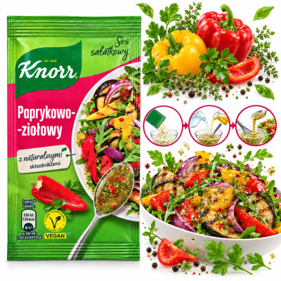 Knorr SOS SAŁATKOWY PAPRYKOWO - ZIOŁOWY 9g