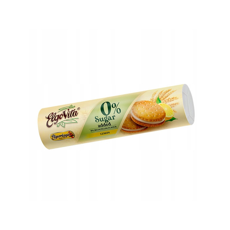 CIASTKA MARKIZY z kremem CYTRYNOWYM BEZ CUKRU DLA DIABETYKA 180g Elgovita