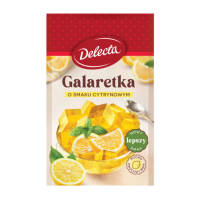 Delecta GALARETKA CYTRYNOWA smak cytrynowy 70g KRÓTKA DATA