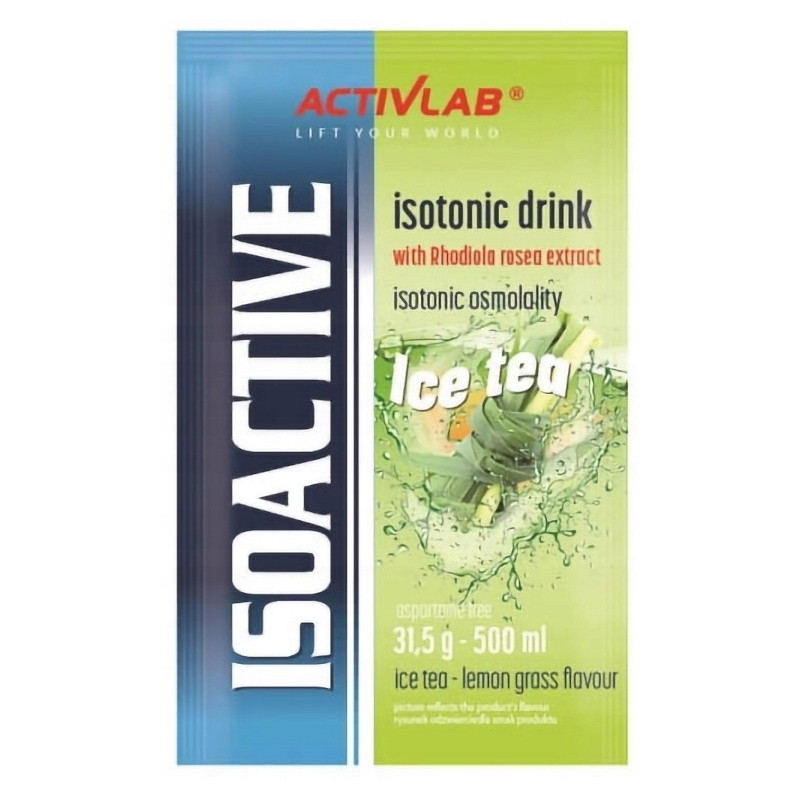 ISOACTIVE Izotonik ICE TEA LEMONGRASS  31,5g 1 sztuka  nr8