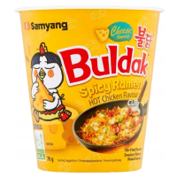 BULDAK MAKARON ZUPKA Ramen Hot Chicken Cheese 70G KRÓTKA DATA