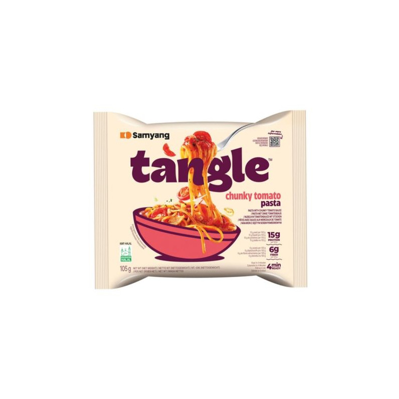 Samyang TANGLE POMIDOROWE CHUNKY TOMATO Makaron z sosem pomidorowym 105g