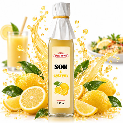 Prosto ze wsi SOK Z CYTRYNY 250ml - 100% soku z owoców
