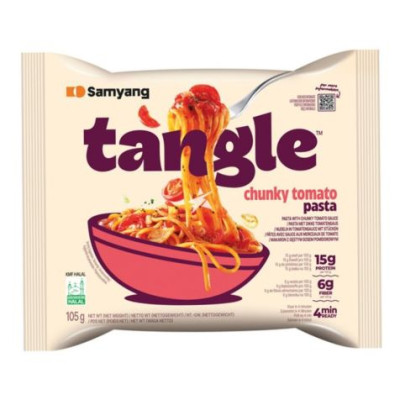 Samyang TANGLE POMIDOROWE CHUNKY TOMATO Makaron z sosem pomidorowym 105g