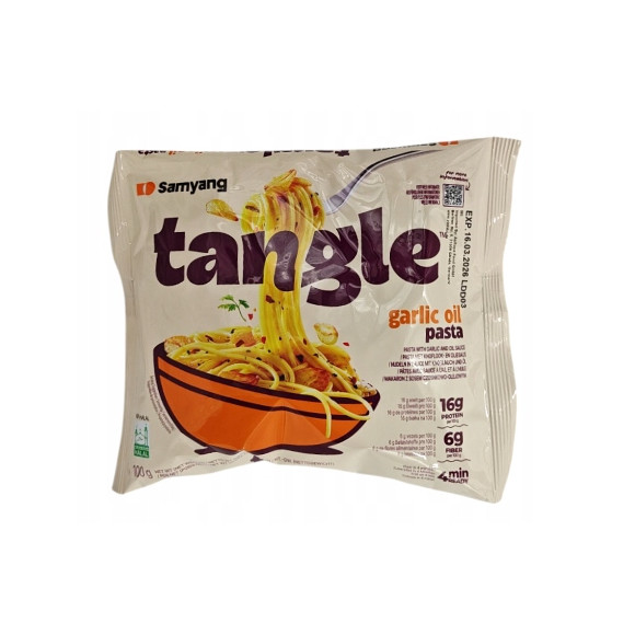 Samyang TANGLE CZOSNKOWE GARLIC OIL PASTA Makaron 100g KRÓTKA DATA