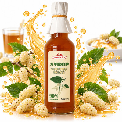 Prosto ze Wsi SYROP Z MORWY BIAŁEJ 500ml