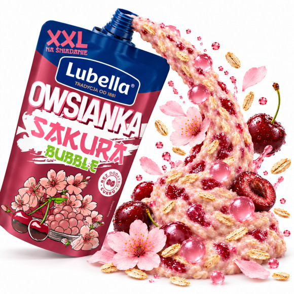 Lubella MUS OWSIANKA SAKURA-TAPIOKA XXL 170g tubka