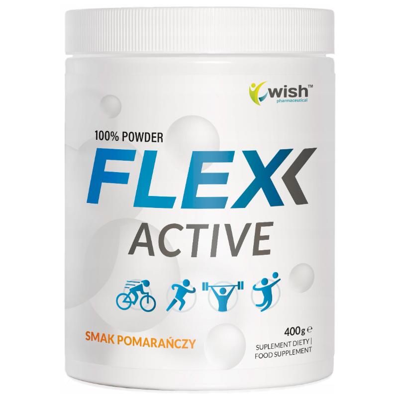 WISH Flex (flex Active) KOLAGEN 10.000 wsparcie STAWY MIĘŚNIE KOŚCI 400g