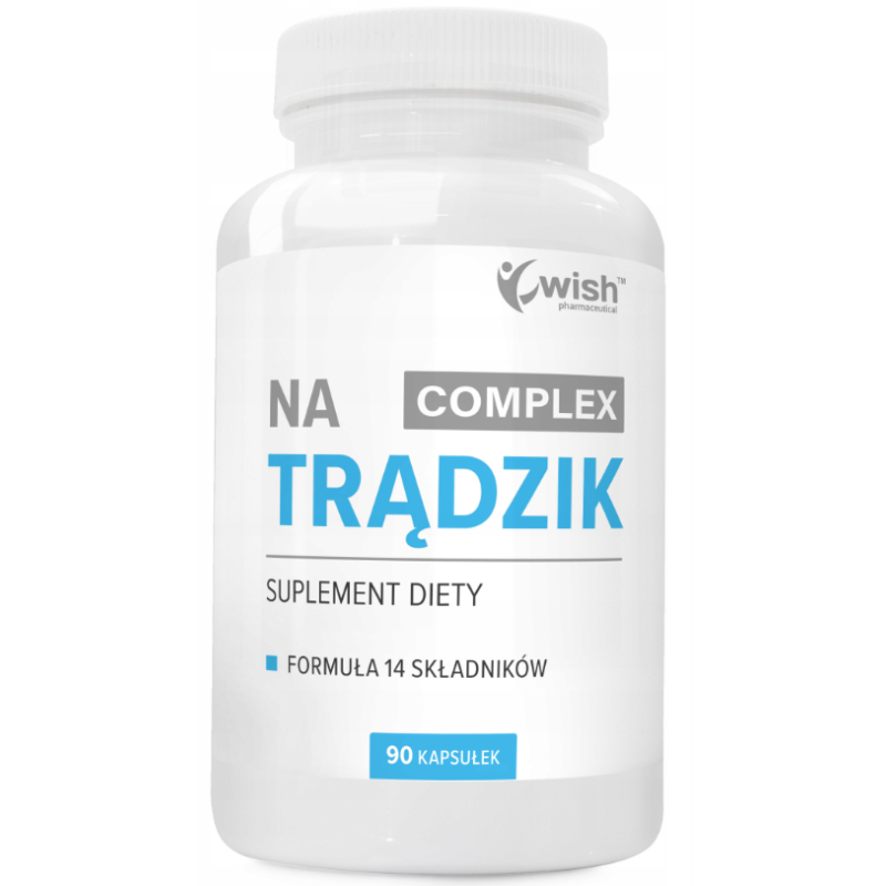 WISH COMPLEX NA TRĄDZIK FORMUŁA 14 SKŁADNIKÓW 90 KAPSUŁEK 