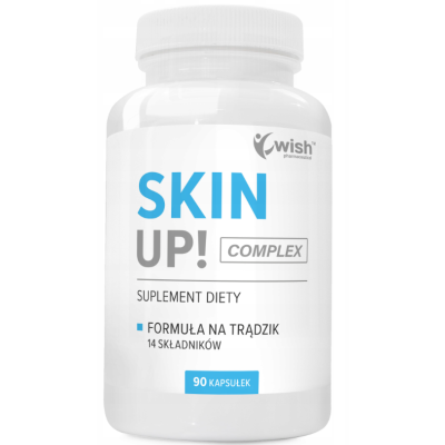 WISH SKIN UP! COMPLEX wsparcie Trądzik Skóra Sebum Pielęgnacja 90 kaps