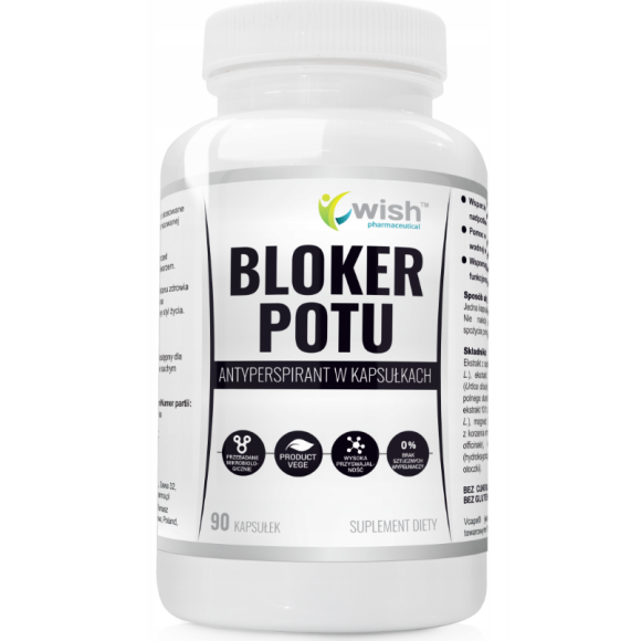 Wish BLOKER POTU ANTYPERPIRANT W KAPSUŁKACH 90 kapsułek 
