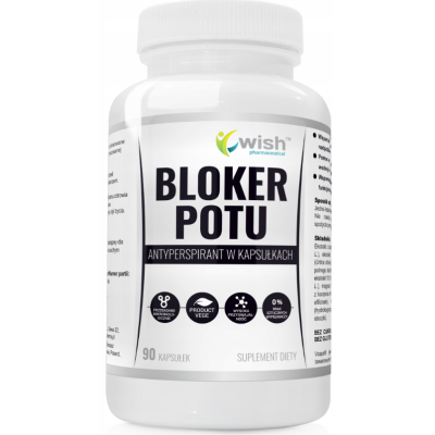 Wish BLOKER POTU ANTYPERPIRANT W KAPSUŁKACH 90 kapsułek 