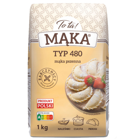 TOTA MĄKA PSZENNA TYP 480 1KG 