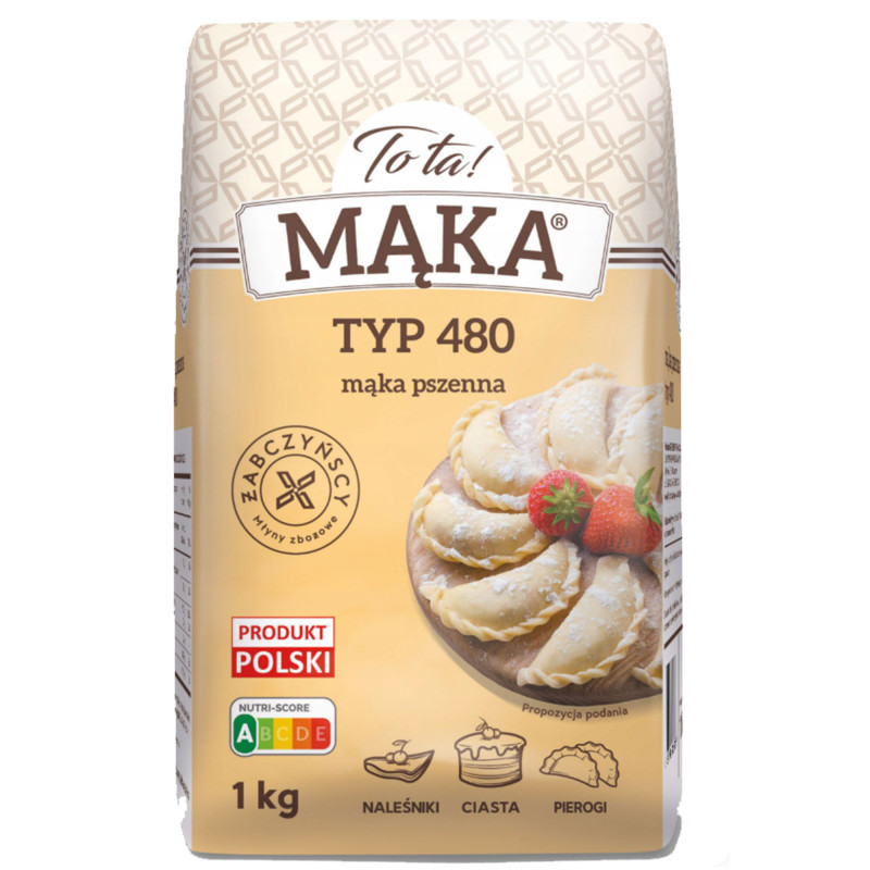 TOTA MĄKA PSZENNA TYP 480 1KG 