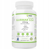 Wish GURMAR GS4 450mg 90kaps ZMNIEJSZA APETYT NA SŁODKIE kontrola APETYTU