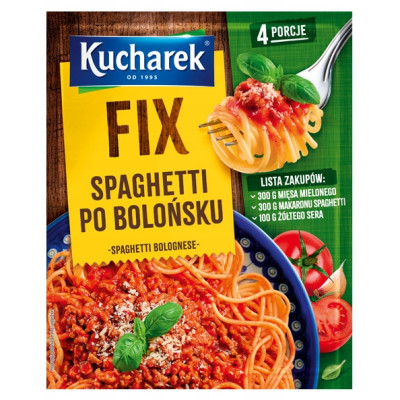 Kucharek Fix - Spaghetti po bolońsku 41 g KRÓTKA DATA