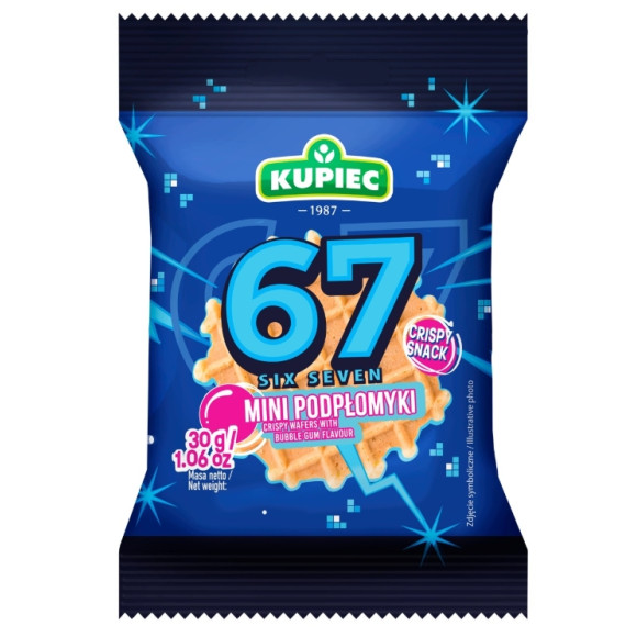 Kupiec PODPŁOMYKI MINI 67 SIX SEVEN smak GUMA BALONOWA przkąska 30g