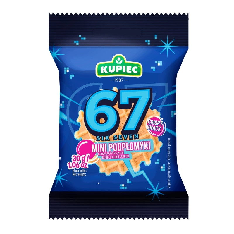 Kupiec PODPŁOMYKI MINI 67 SIX SEVEN smak GUMA BALONOWA przkąska 30g
