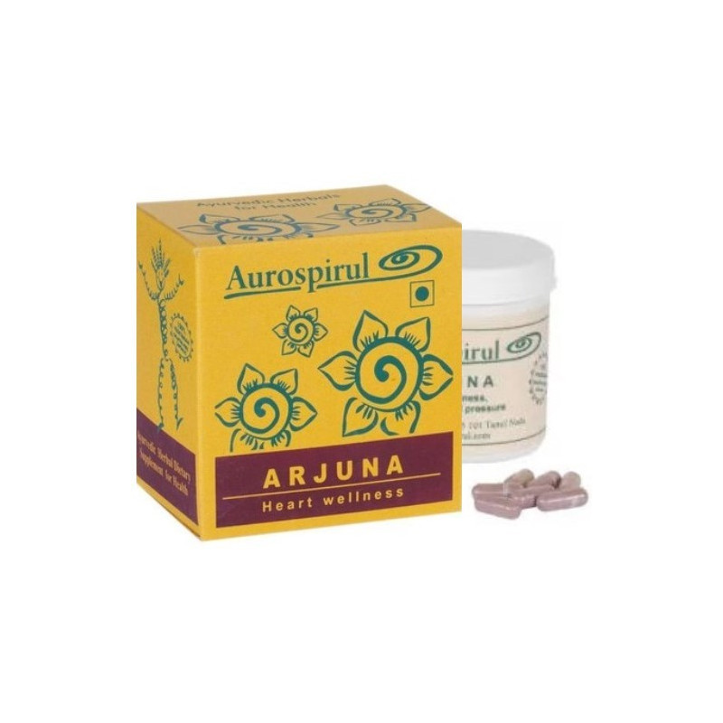 Aurospirul ARJUNA 100 kapsułek wsparcie: UKŁAD KRĄŻENIA SERCE WĄTROBA