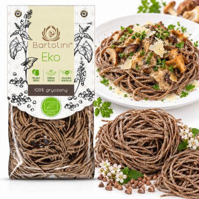 Makaron Bartolini Eko Gryczany 250g gniazdka nr 2