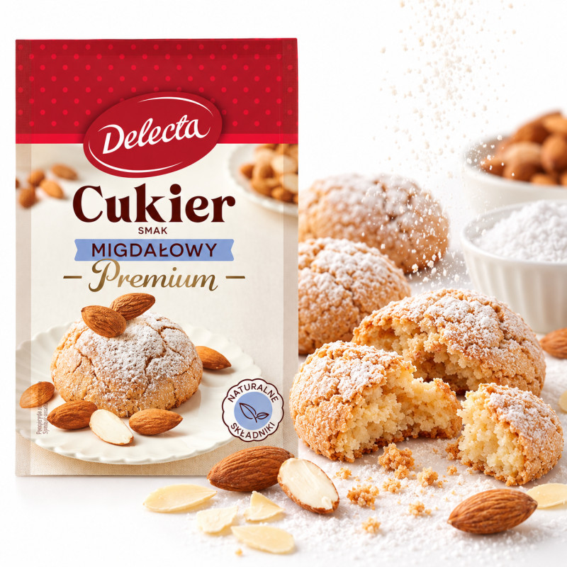 Delecta CUKIER MIGDAŁOWY PREMIUM 15g