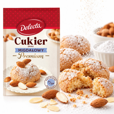 Delecta CUKIER MIGDAŁOWY PREMIUM 15g