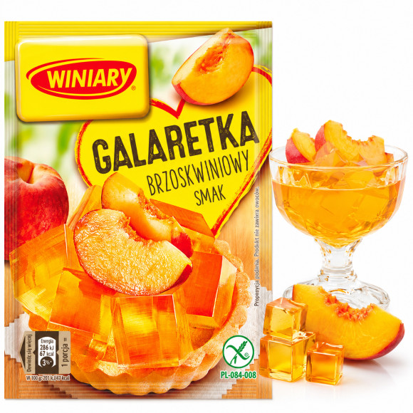 WINIARY GALARETKA BRZOSKWINIA brzoskwiniowa pomarańczowa 71g