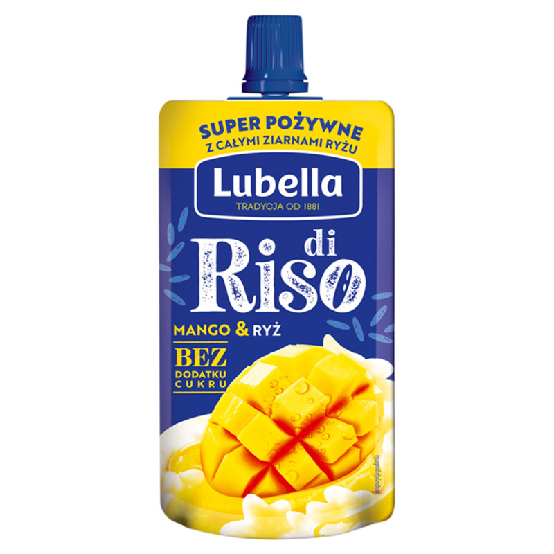 LUBELLA di RISO MUS OWOCOWY Z RYŻEM bez cukru MANGO & RYŻ 100g
