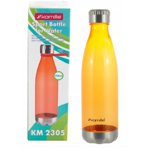 BUTELKA BIDON SHAKER na WODĘ NAPOJE TWORZYWO 700ml Kamille