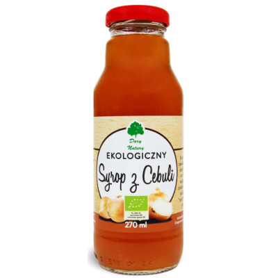 Dary Natury SYROP SOK Z CEBULI eko 270ml wsparcie KASZEL & PRZEZIĘBIENIE