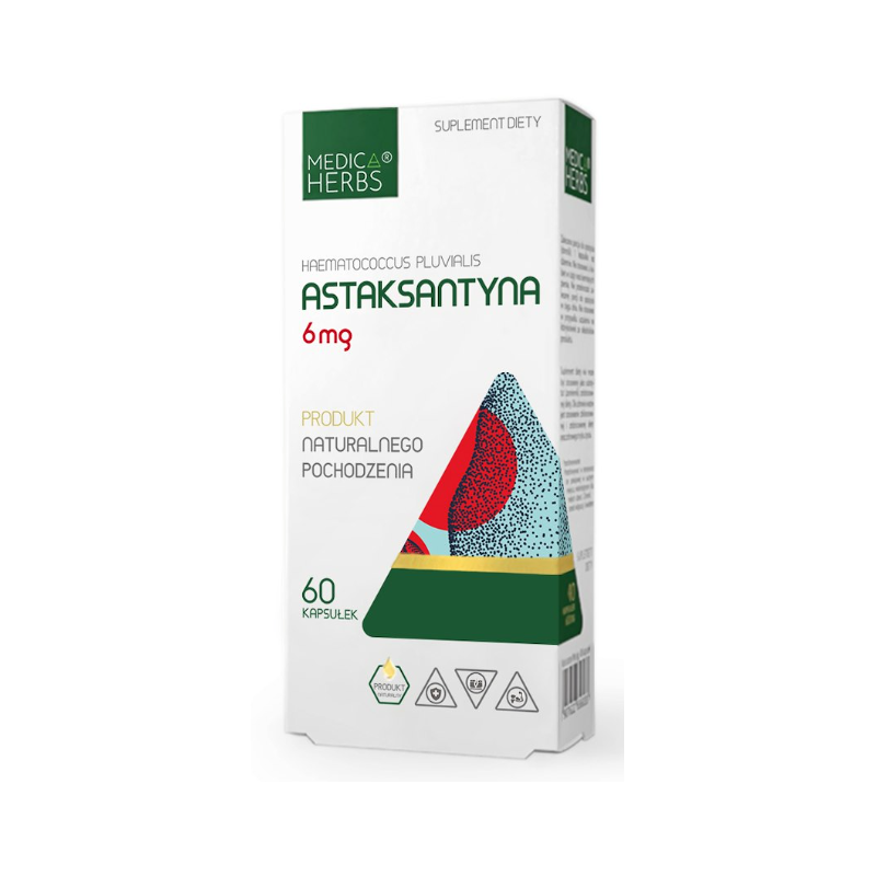 Medica Herbs ASTAKSANTYNA 6 MG algi  HAEMATOCOCCUS