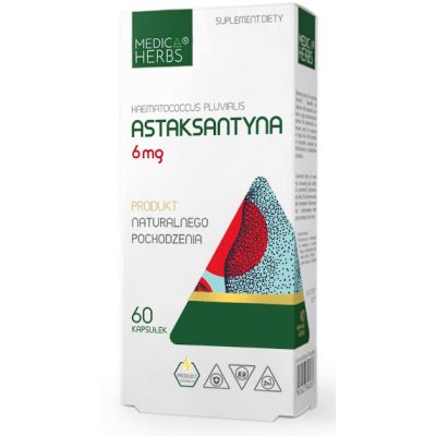 Medica Herbs ASTAKSANTYNA 6 MG algi  HAEMATOCOCCUS