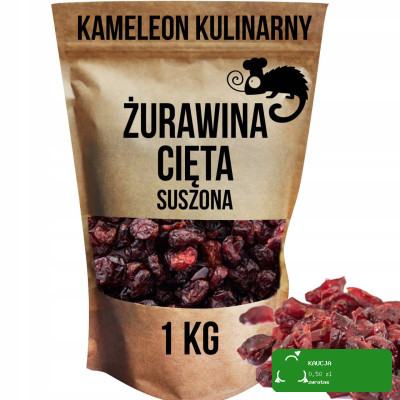 Kameleon Kulinarny ŻURAWINA CIĘTA SUSZONA  1kg 1000g