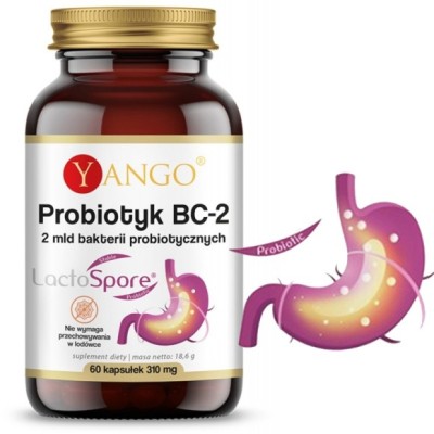 Yango PROBIOTYK BC-2 Bacillus Coagulans LactoSpore 2 mld