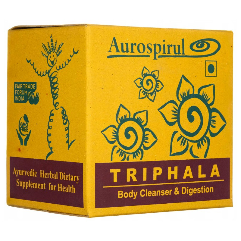 Aurospirul TRIPHALA wsparcie na: OCZYSZCZANIE CIA A& TRAWIENIE 100 kapsułek
