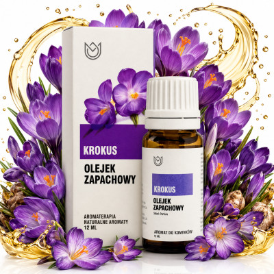Naturalne aromaty OLEJEK ZAPACHOWY KROKUS  10ml