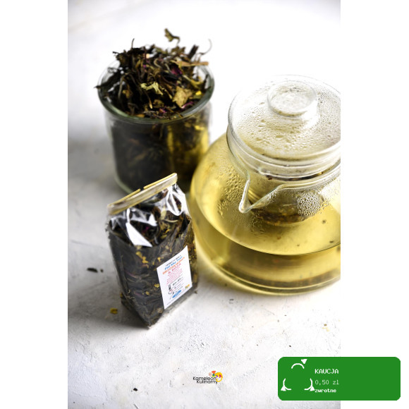 HERBATA BIAŁA aromatyzowana Pai Mu Tan BRZOSKWINIA & RÓŻA 25g delikatna