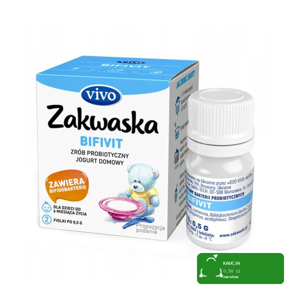 Zakwaska Zakwaski Vivo KULTURY BAKTERII do jogurtu - KOMPLET 9 sztuk fiolek