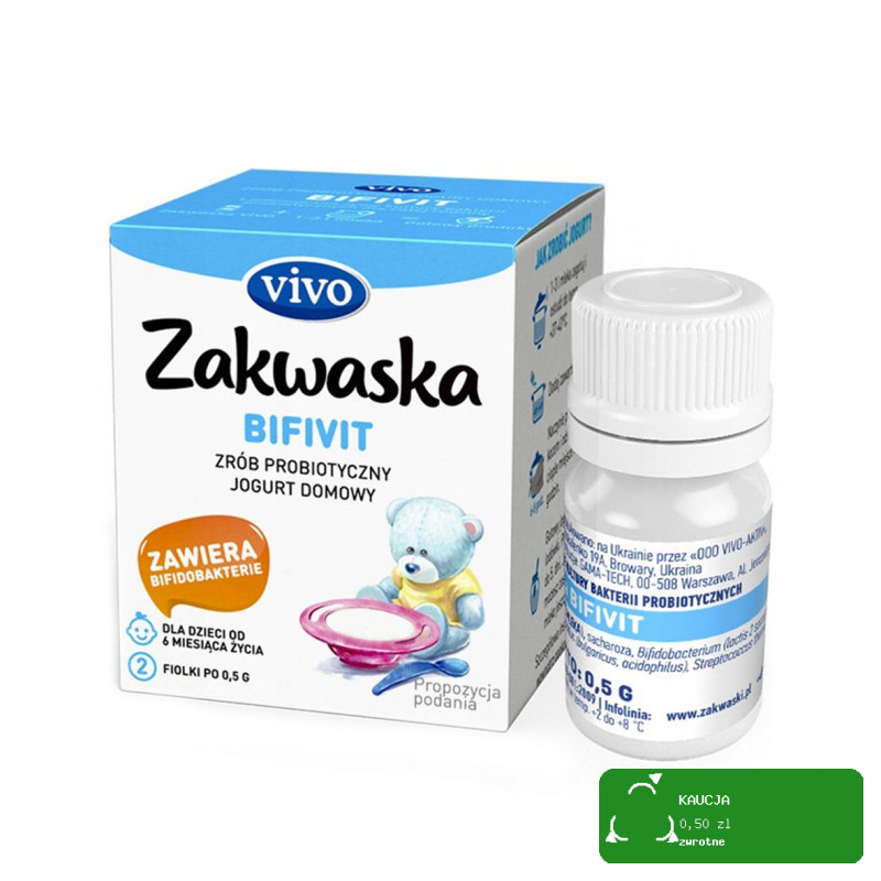 Zakwaska Zakwaski Vivo KULTURY BAKTERII do jogurtu - KOMPLET 9 sztuk fiolek