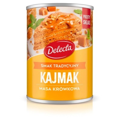 Delecta KAJMAK MASA KRÓWKOWA o smaku TRADYCYJNYM TRADYCYJNA