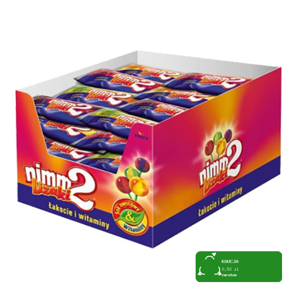 Lizaki Owocowe z Witaminami Nimm2 10g x 6 szt