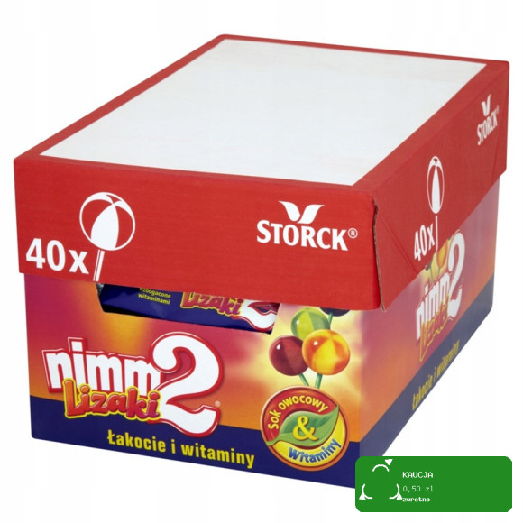 Lizaki Owocowe z Witaminami Nimm2 10g x 6 szt
